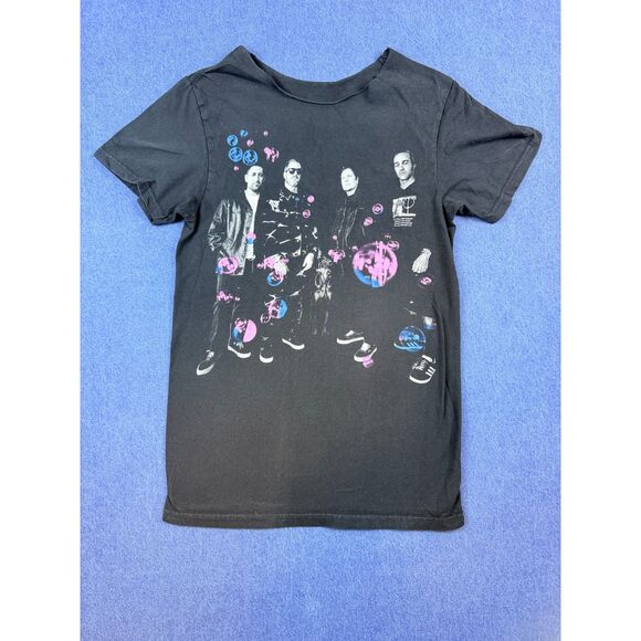 Fall Out Boy Tops - Fall Out Boy 2023 So Much For Tour Dust Band Concert Graphic Tee Black